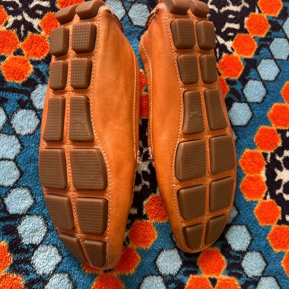 IL Bisonte Women’s Driving Loafers Camel Color - Picture 3 of 7